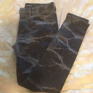 Express Mid rise jean legging 4S